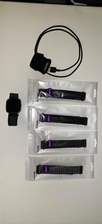 Fitbit Versa 2 met accessoires, Sieraden, Tassen en Uiterlijk, Smartwatches, Ophalen, Zo goed als nieuw, Zwart, Android