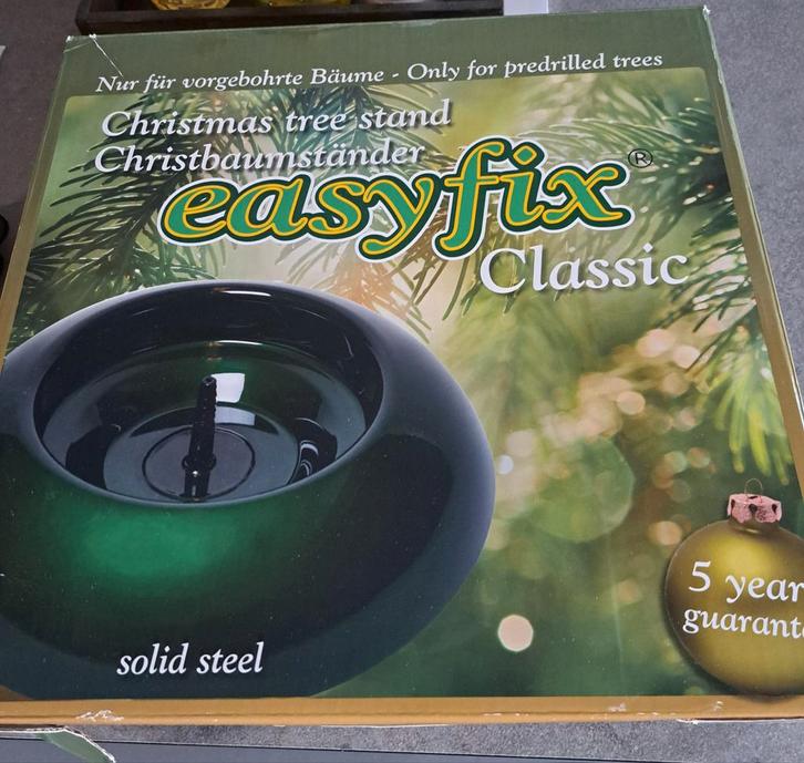 Kerstboom standaard easyfix groen, Diversen, Kerst, Zo goed als nieuw, Ophalen