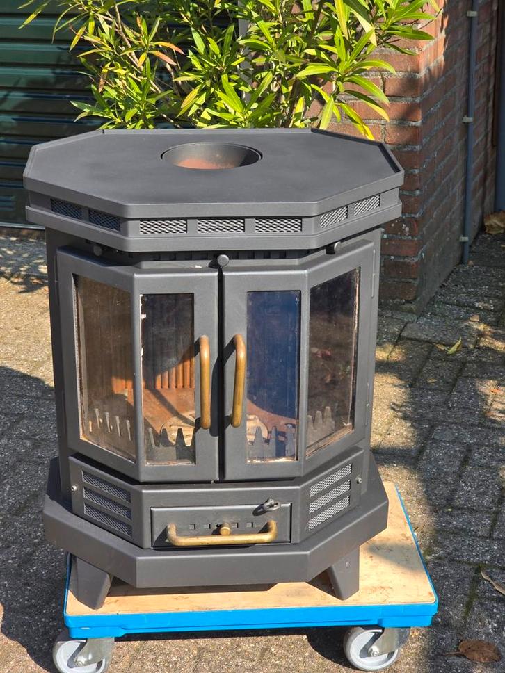 Helex houtkachel, Huis en Inrichting, Kachels, Gebruikt, Vrijstaand, Houtkachel, Hout, Ophalen