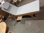 2 Houten Ligbedden met Kussens - Super Deal!, Ophalen, Nieuw, Hout, Verstelbaar