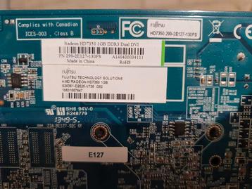 FUJITSU AMD RADEON HD 7350 grafische kaart 1GB RAM PCIe x16 