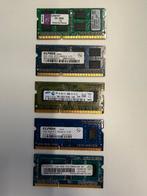 PC3 DDR3 SODIMM geheugen (2X 4GB & 3X 1GB) -zie beschrijving, Computers en Software, RAM geheugen, Gebruikt, DDR3, Ophalen of Verzenden