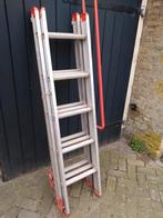 Altrex 5 sport 3 delig vlizotrap aluminium, Doe-het-zelf en Verbouw, Ladders en Trappen, 2 tot 4 meter, Ladder, Gebruikt, Ophalen