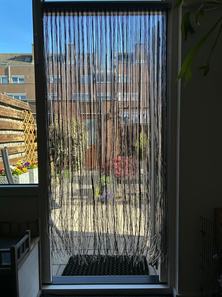 LaTenda Vliegengordijn - type Trento1 90x180cm, Doe-het-zelf en Verbouw, Deuren en Horren, Kunststof, Gebruikt, 80 tot 100 cm