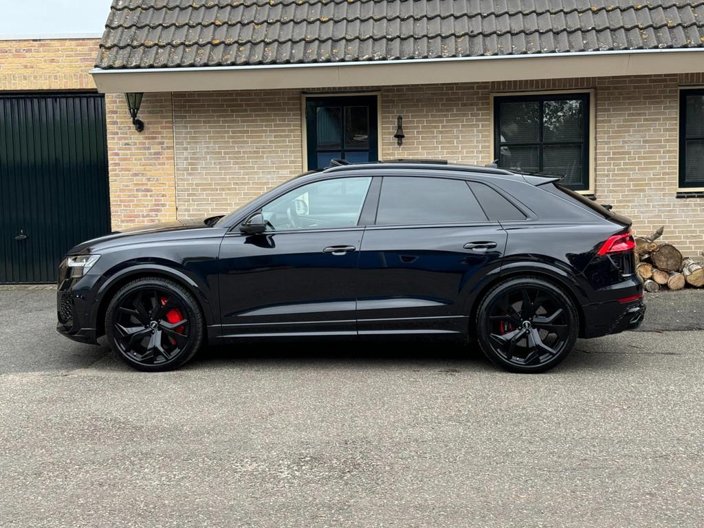 Audi RSQ8 4.0 TFSI RSQ8 600PK |KERAMISCH| ACC |B&O| SOFTCLOS, Auto's, Audi, Gebruikt, 600 pk, Zwart, Leder