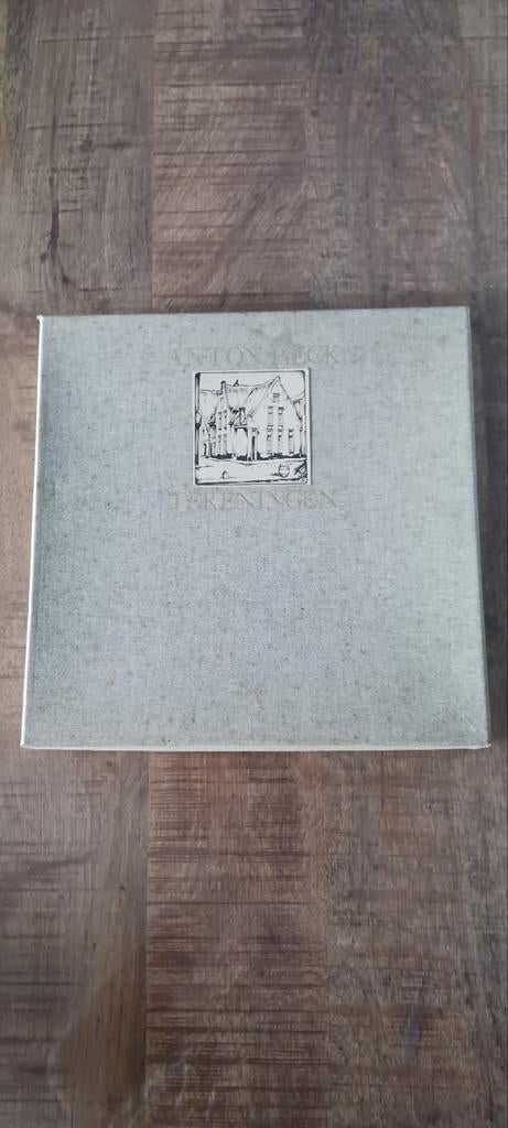 ANTON PIECK VERZAMELING VAN 36 TEKENINGEN IN LINNEN DOOS, Antiek en Kunst, Ophalen of Verzenden