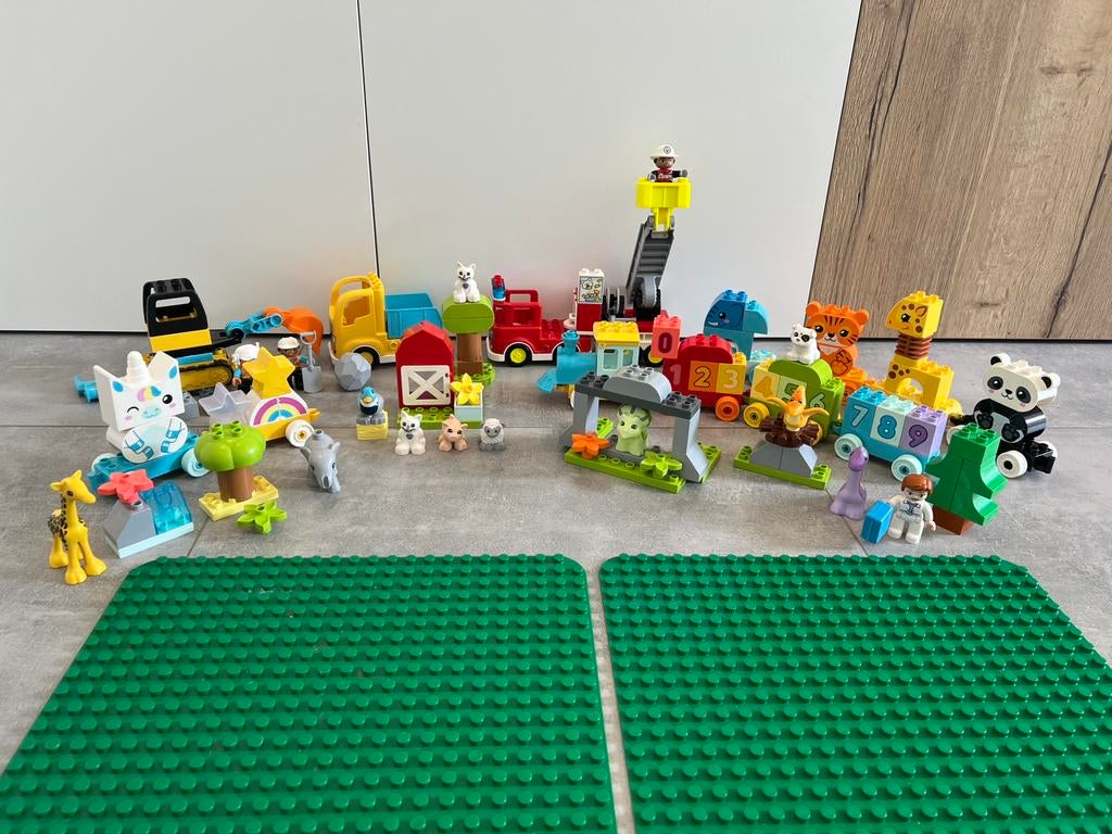 Grote set Lego Duplo, Ophalen of Verzenden, Zo goed als nieuw, Duplo
