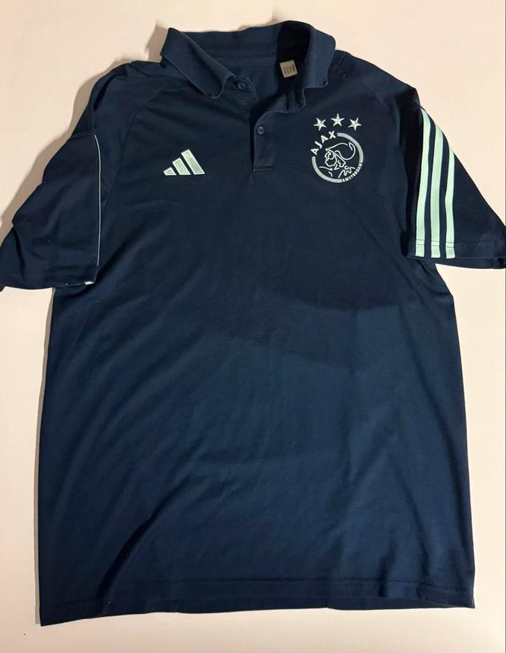 Ajax polo 2023 2024, Sport en Fitness, Voetbal, Gebruikt, Shirt, Maat M, Ophalen of Verzenden