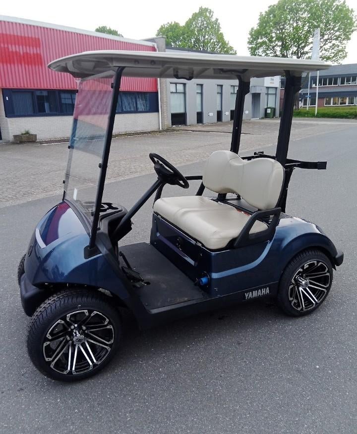 Golfkar Yamaha Drive 2 met Chrome velgen set, Ophalen, Gebruikt, Golfkar