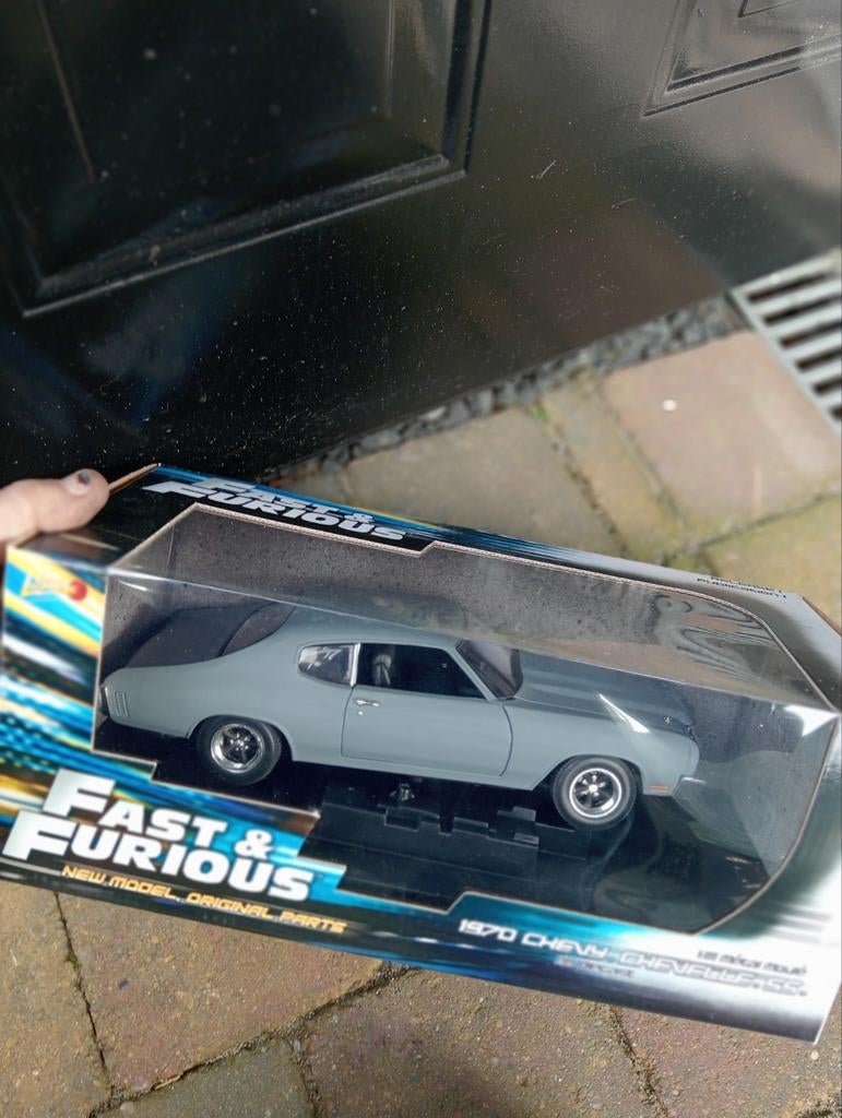 Fast Furious chevelle 1:18, Hobby en Vrije tijd, Modelauto's | 1:18, Ophalen of Verzenden, Nieuw, Overige merken