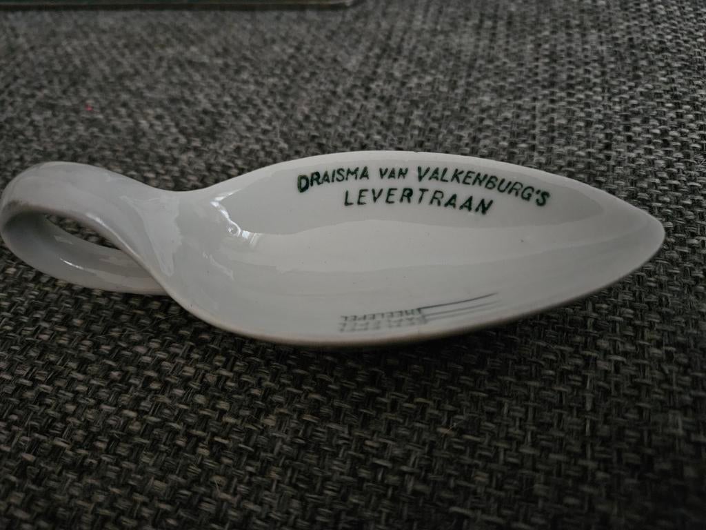 Draisma van Valkenburg's Levertraan Lepel, Ophalen of Verzenden, Zo goed als nieuw, Gebruiksvoorwerp