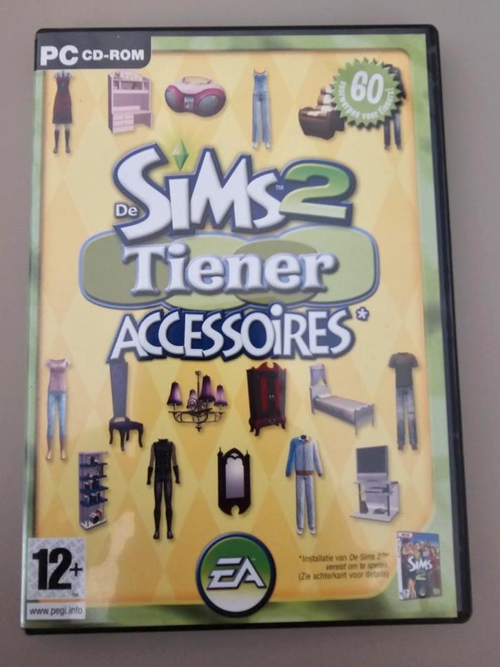 Pc game De Sims 2 tiener accessoires, Spelcomputers en Games, Games | Pc, Zo goed als nieuw, Simulatie, 1 speler, Vanaf 12 jaar
