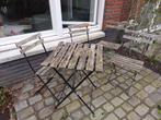 IKEA tuinset met 4 stoelen en tafeltje - hout te vervangen, Ophalen