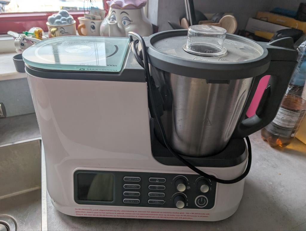 Handige keukenmachine, 4 liter of meer, Ophalen, Zo goed als nieuw, 3 snelheden of meer