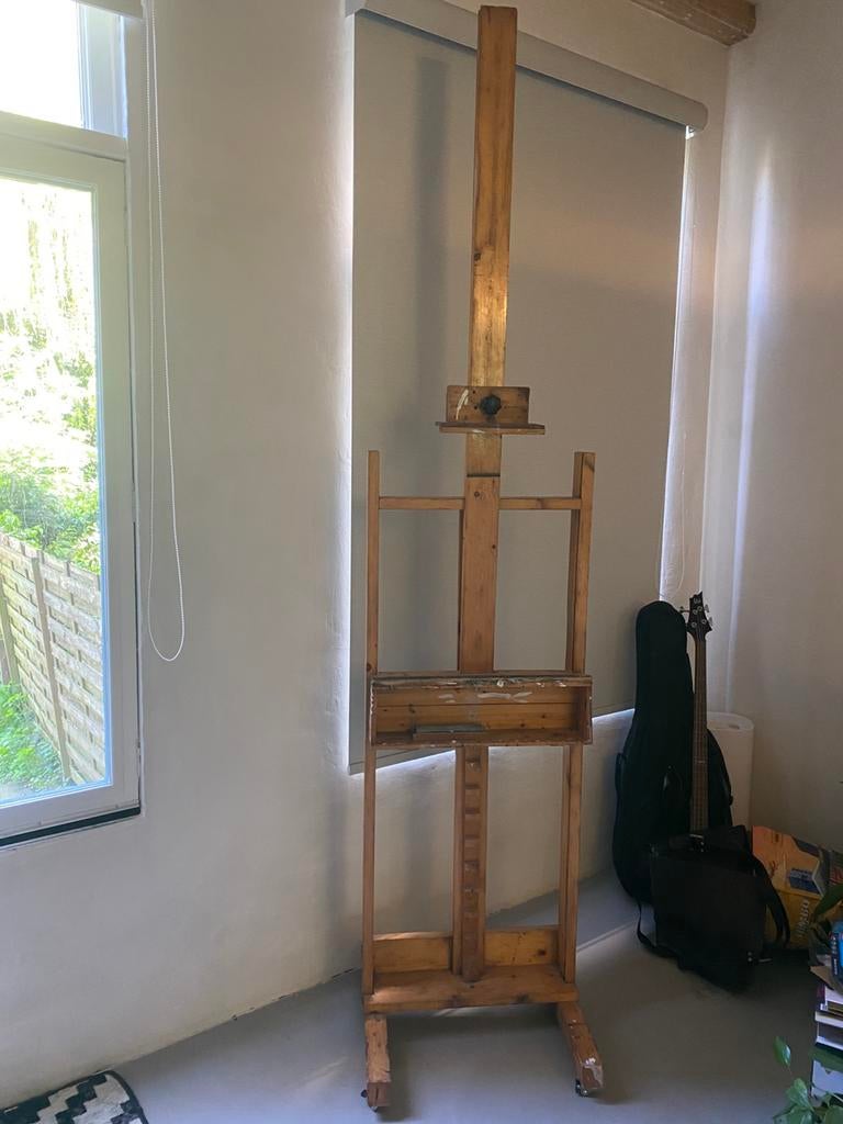 Grote schildersezel voor canvas tot 200 cm, Ophalen, Zo goed als nieuw