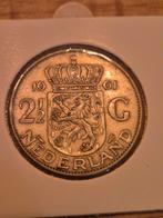 Zilveren 2½ Gulden Koningin Juliana 1961, Postzegels en Munten, Munten | Nederland, Koningin Juliana, Verzenden, Zilver, Losse munt