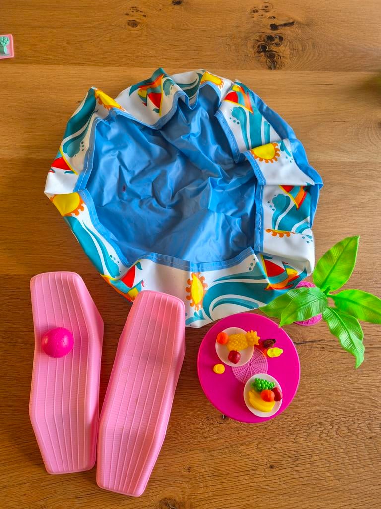 Barbie Poolparty Jaren 80 - Compleet met Zwembad, Ophalen of Verzenden