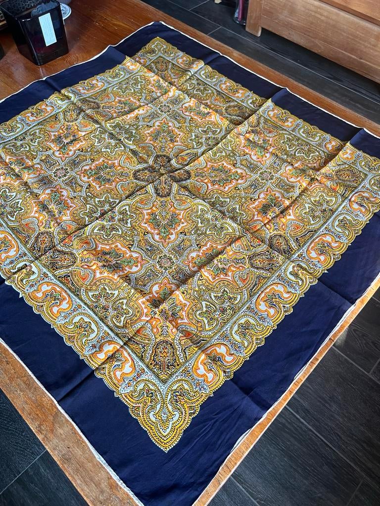 Zijden sjaal met paisley patroon, Kleding | Heren, Verzenden, Gedragen, Sjaal