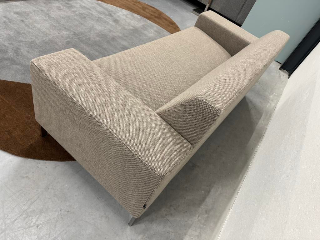 Nieuw Gelderland 6511 Bank 2,5 Zits Andes Taupe stof 202, 75 tot 100 cm, Rechte bank, Gelderland, Stof