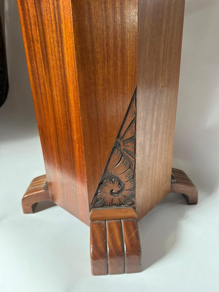 Art deco tafel met geslepen glasplaat, Antiek en Kunst, Antiek | Meubels | Tafels, Ophalen