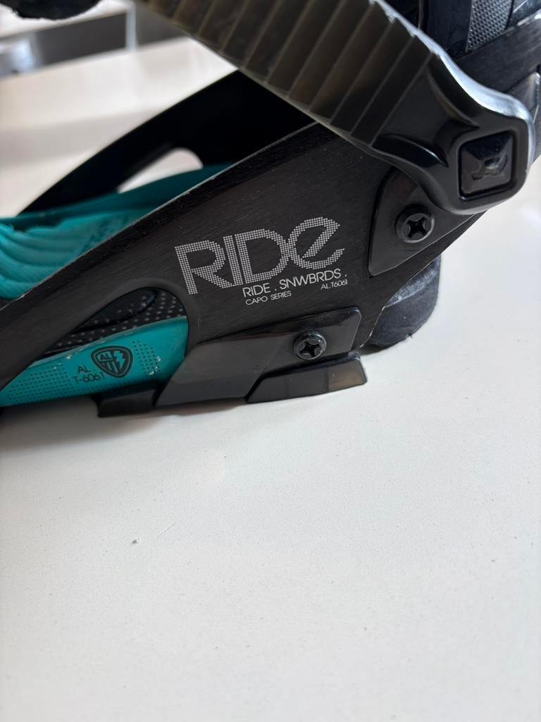 Snowboard bindingen ride capo xl, Sport en Fitness, Ophalen of Verzenden, Gebruikt, Bindingen