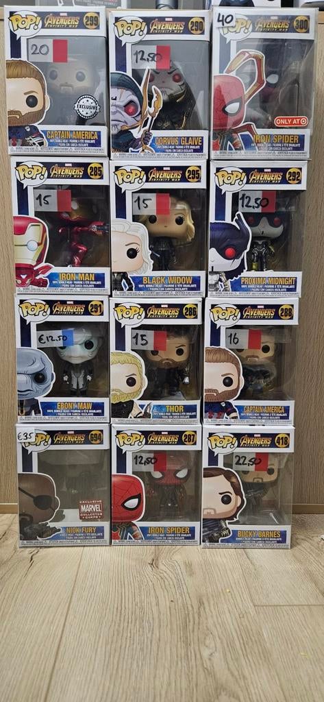 Tientallen Marvel Funko's, Verzamelen, Ophalen of Verzenden, Zo goed als nieuw