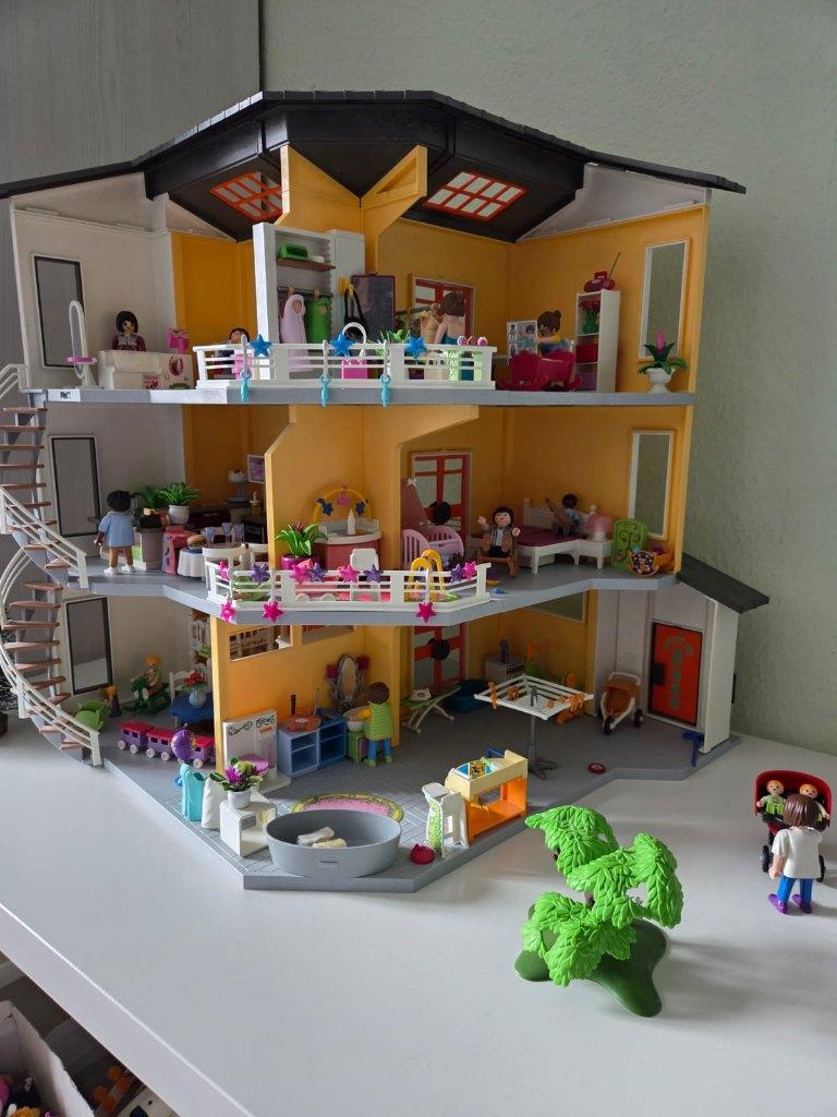 playmobil City Life Woonhuis Set 9266 extra Etage Set  6554, Kinderen en Baby's, Speelgoed | Playmobil, Ophalen, Zo goed als nieuw