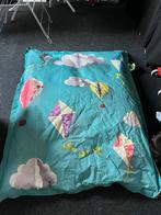 Grote zitzak met vrolijk patroon - 150 cm lang, Huis en Inrichting, Zitzakken, Ophalen, Gebruikt, Blauw, Zitzak