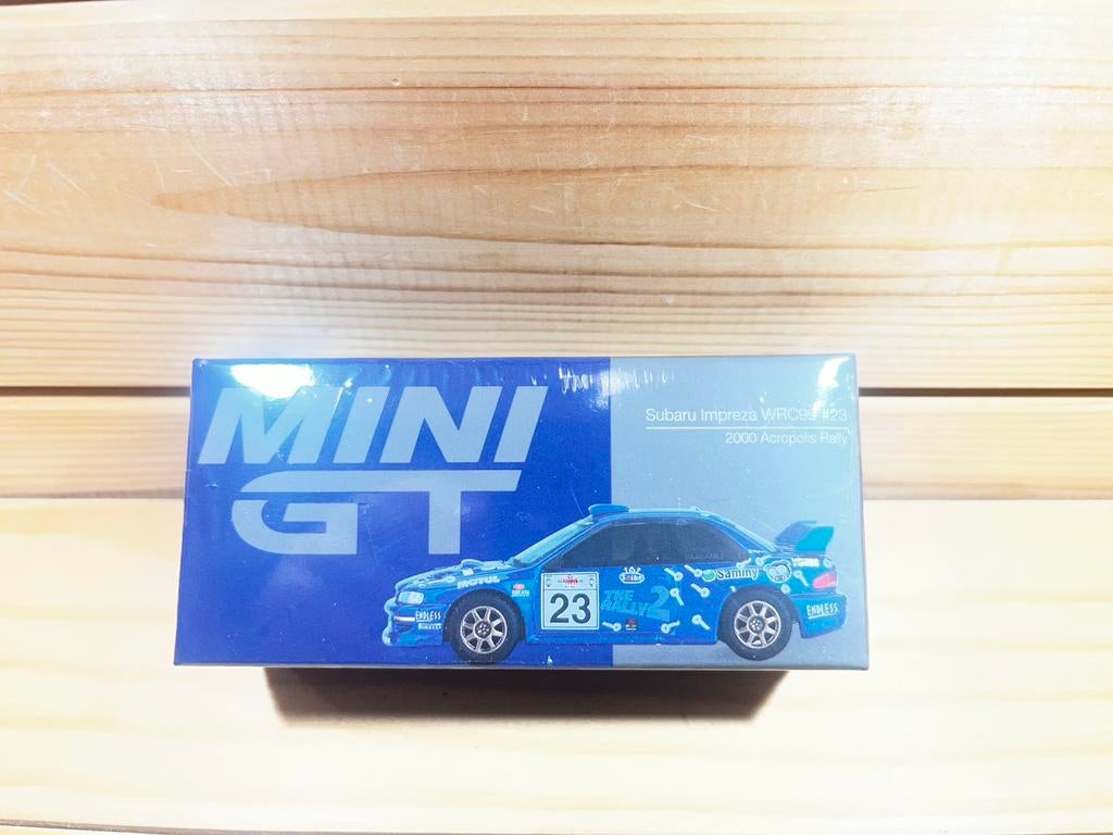 Subaru Impreza WRC99 #23 Mini GT, Ophalen of Verzenden, Nieuw, Auto