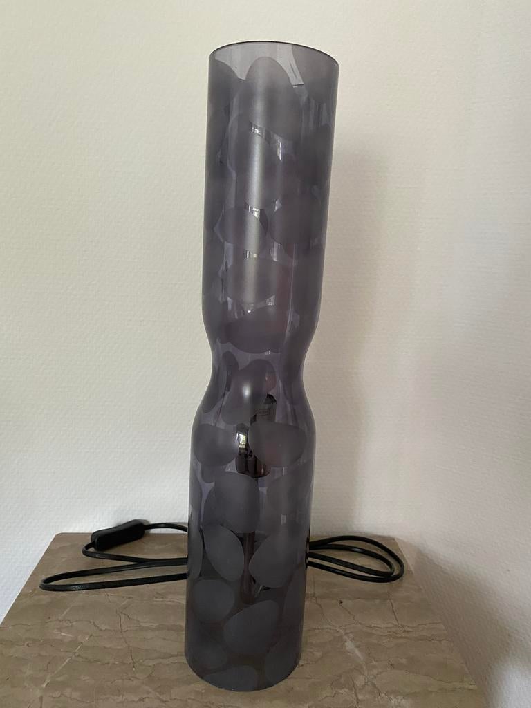 Vintage ikea lamp, Ophalen, Gebruikt, Glas, Minder dan 50 cm