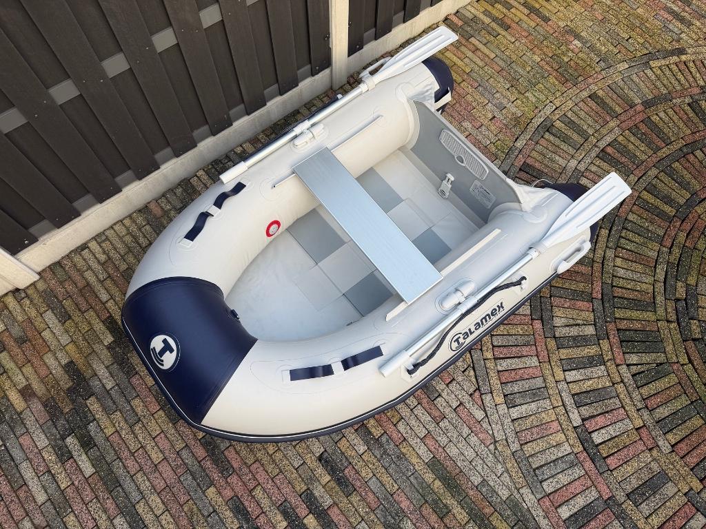 ZGAN ! Talamex TLS 200 + meerdere rubberboten v.a 150,00, Watersport en Boten, Zo goed als nieuw, Benzine, Minder dan 70 pk, Overige materialen