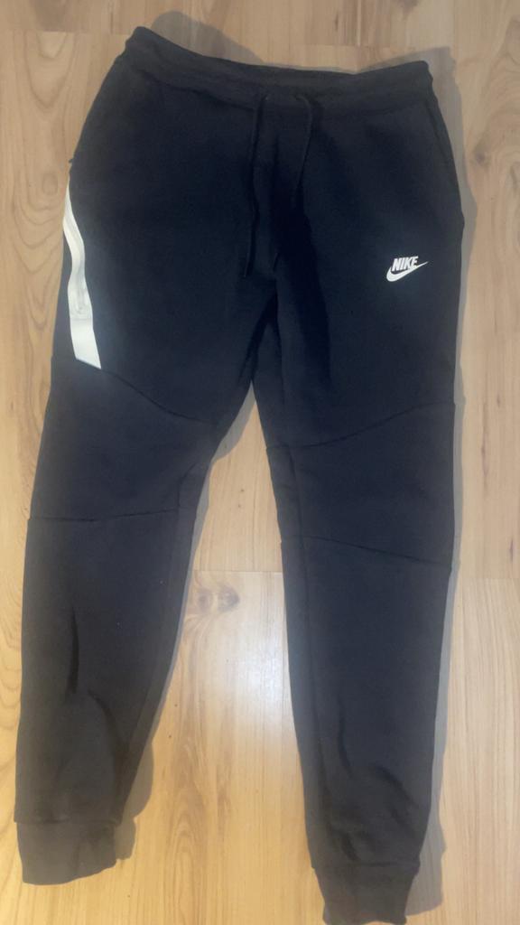 Nike Tech Fleece Broek Blauw Maat S, Ophalen of Verzenden, Gedragen, Blauw, W32 (confectie 46) of kleiner