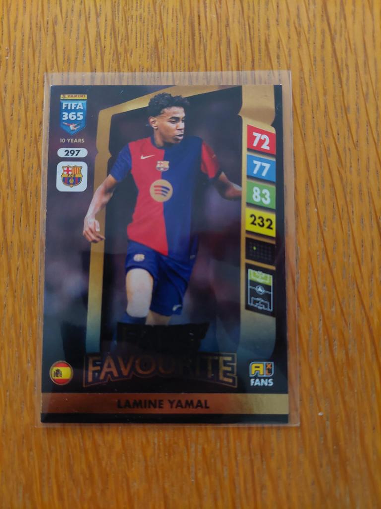 Lamine Yamal Rookie Card FC Barcelona Panini, Ophalen of Verzenden, Zo goed als nieuw, Plaatje