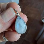 Mooie nieuwe zilveren Maansteen hanger., Wit, Nieuw, Ophalen of Verzenden, Met edelsteen