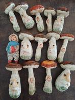 Oude kerst van watten. Paddenstoel met gezicht, Diversen, Kerst, Ophalen of Verzenden