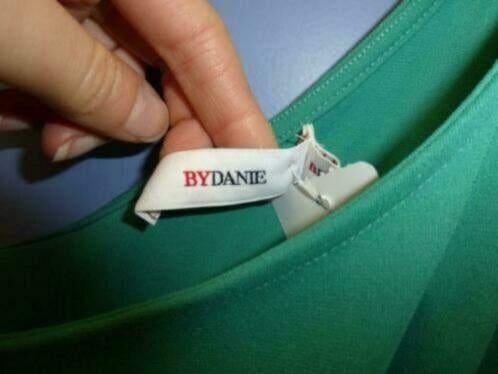 ByDanie by danie mooie oneshoulder groene jurk mt S nr 27369, Kleding | Dames, ByDanie, ByDanie, ., Ophalen of Verzenden