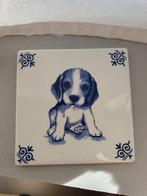 Delfts blauwe tegel hond, Ophalen of Verzenden