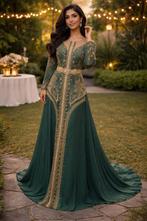 Marokkaanse Prachtige Kaftan, Overige typen, Zo goed als nieuw, Groen, Ophalen