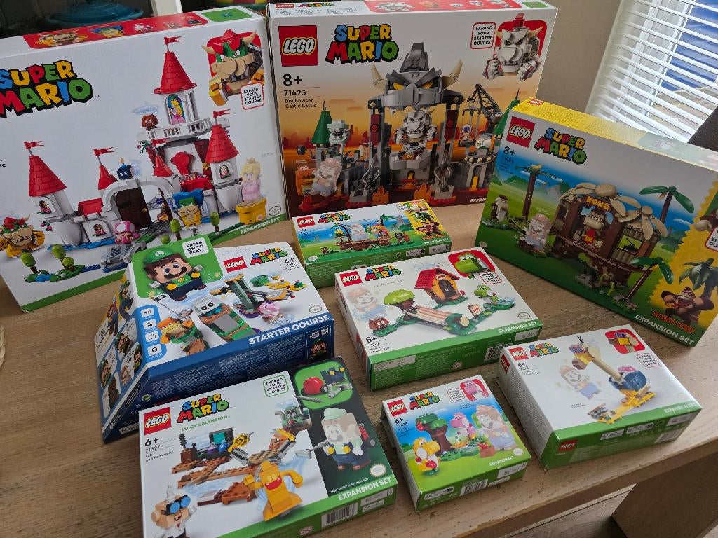 Mario lego (meerdere sets), Kinderen en Baby's, Speelgoed | Duplo en Lego, Zo goed als nieuw, Lego, Complete set, Compleet, Inclusief doos