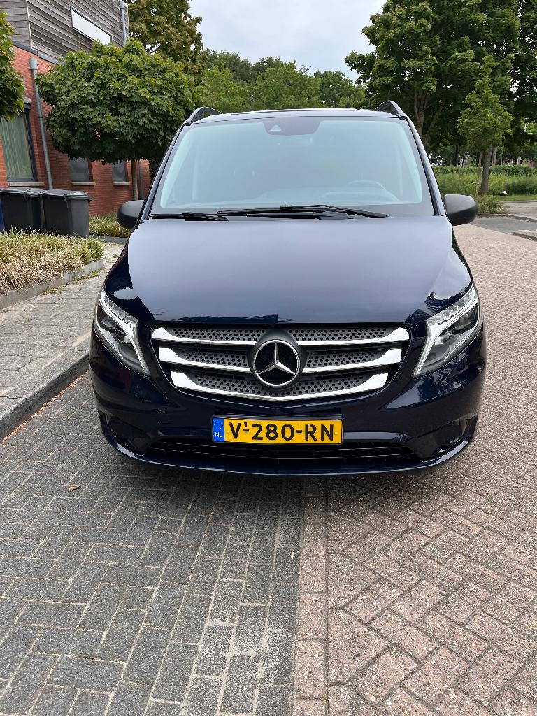 Mercedes-Benz Vito 2017 119 dubbel cabine lengte 3, Automaat, 2000 kg, Blauw, Mercedes-Benz
