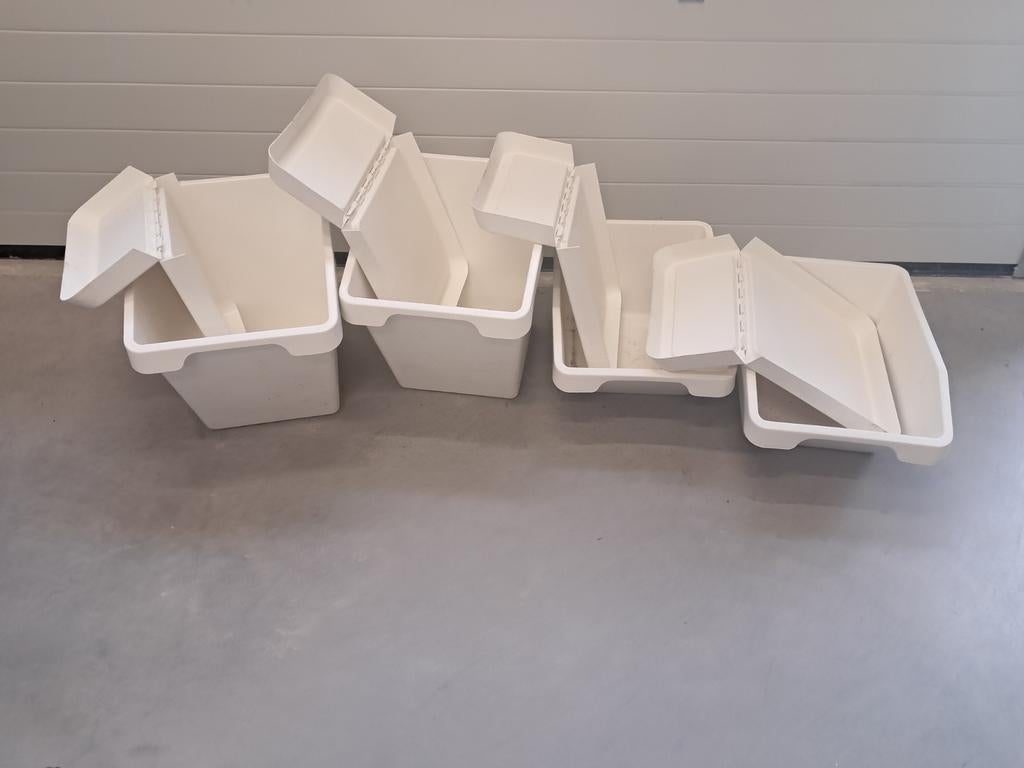 4x IKEA Sortera prullenbakken in 2 maten, Ophalen