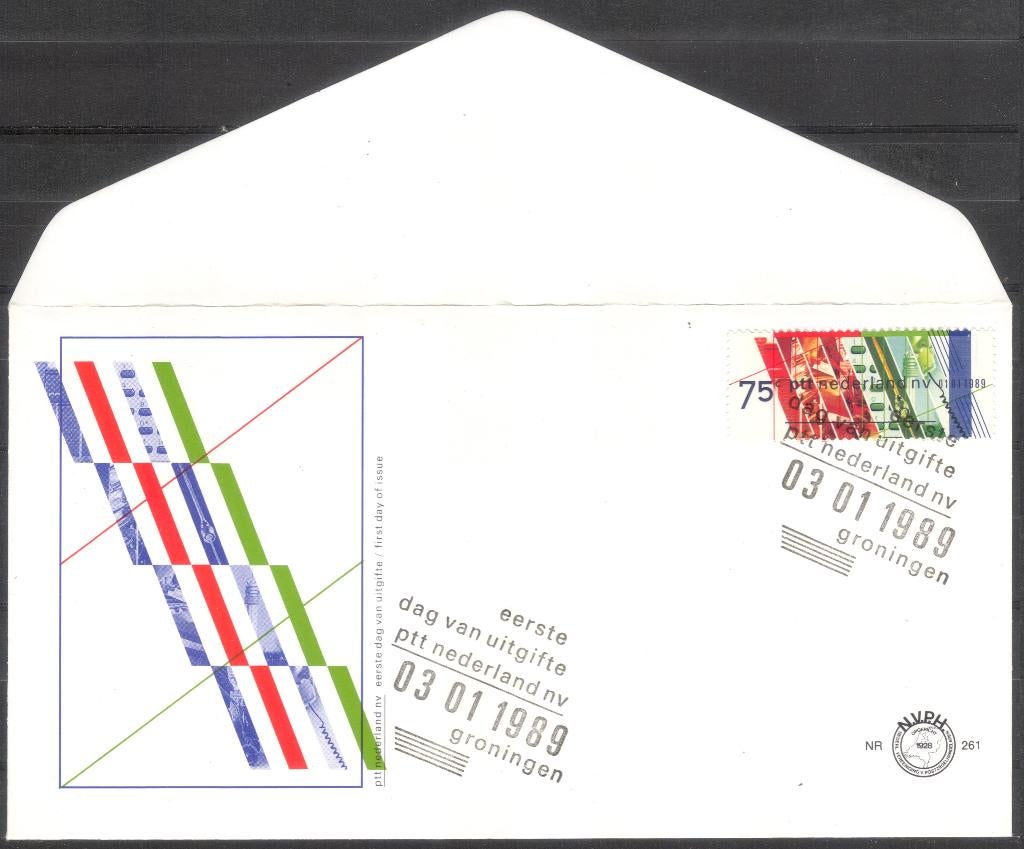E261 - PTT Nederland NV 1989, Verzenden, Onbeschreven, Nederland
