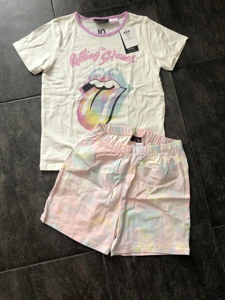 Leuk The  Rolling Stones setje maat 140, Kinderen en Baby's, Ophalen of Verzenden, Nieuw, Jongen of Meisje, Setje