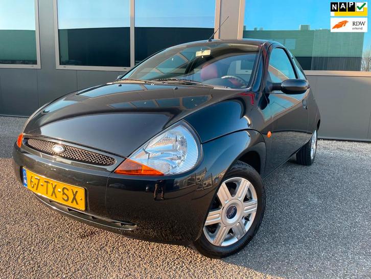 Ford Ka 1.3 Collection 1ste Eig Leder airco Boekjes helemaal, Auto's, Ford, Bedrijf, Te koop, Ka, ABS, Airbags, Airconditioning