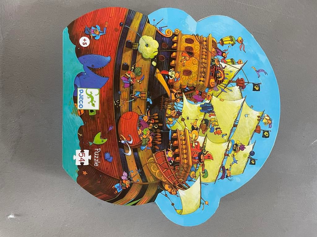 Djeco puzzel 54st, Ophalen of Verzenden, Meer dan 50 stukjes, Zo goed als nieuw