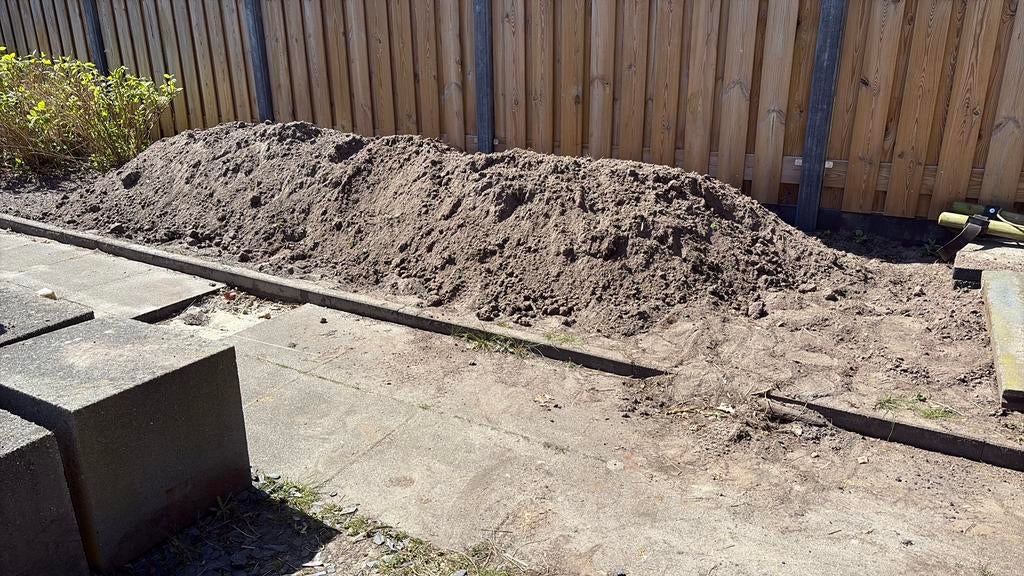 Zwart zand - gratis af te halen, Tuin en Terras, Ophalen, Zo goed als nieuw, Overige typen