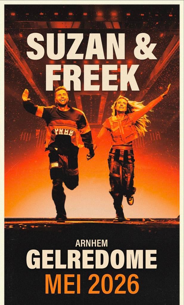 2 platinum Concerttickets 16 mei Suzan & Freek Gelredome, Tickets en Kaartjes, Concerten | Pop, Twee personen, Mei