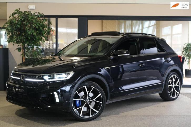 Volkswagen T-Roc 2.0 TSI 4Motion R 300PK Facelift Pano Leder, Auto's, Volkswagen, Bedrijf, Te koop, T-Roc, 4x4, ABS, Achteruitrijcamera