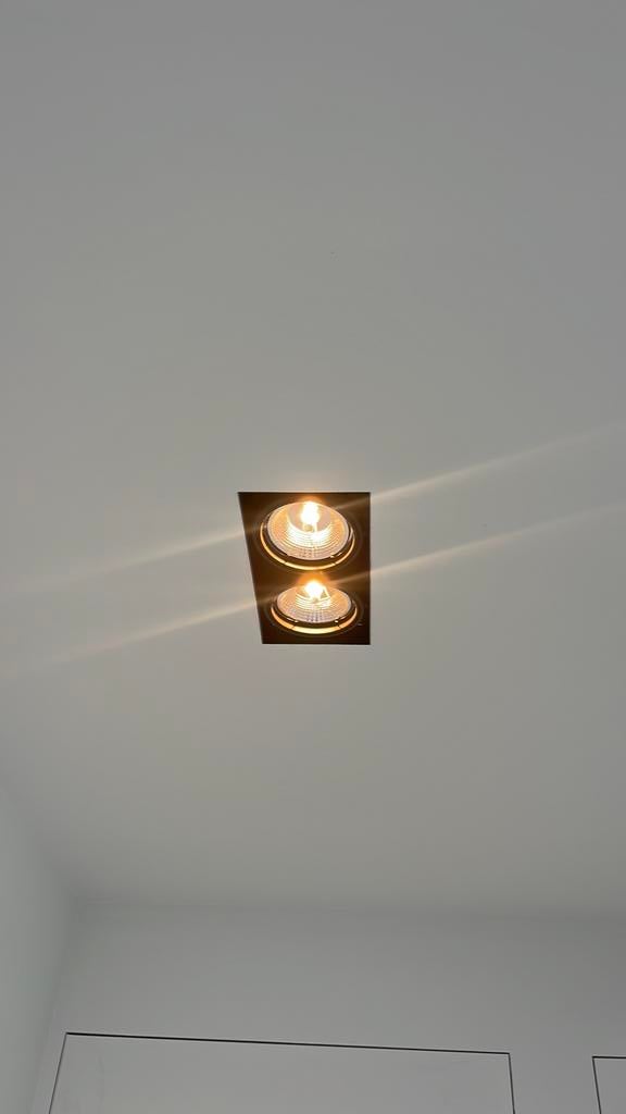 Oreon Trimless 111 G53 DL 2 Block Inbouwspots (3 stuks), Ophalen, Metaal of Aluminium, Nieuw, Inbouw