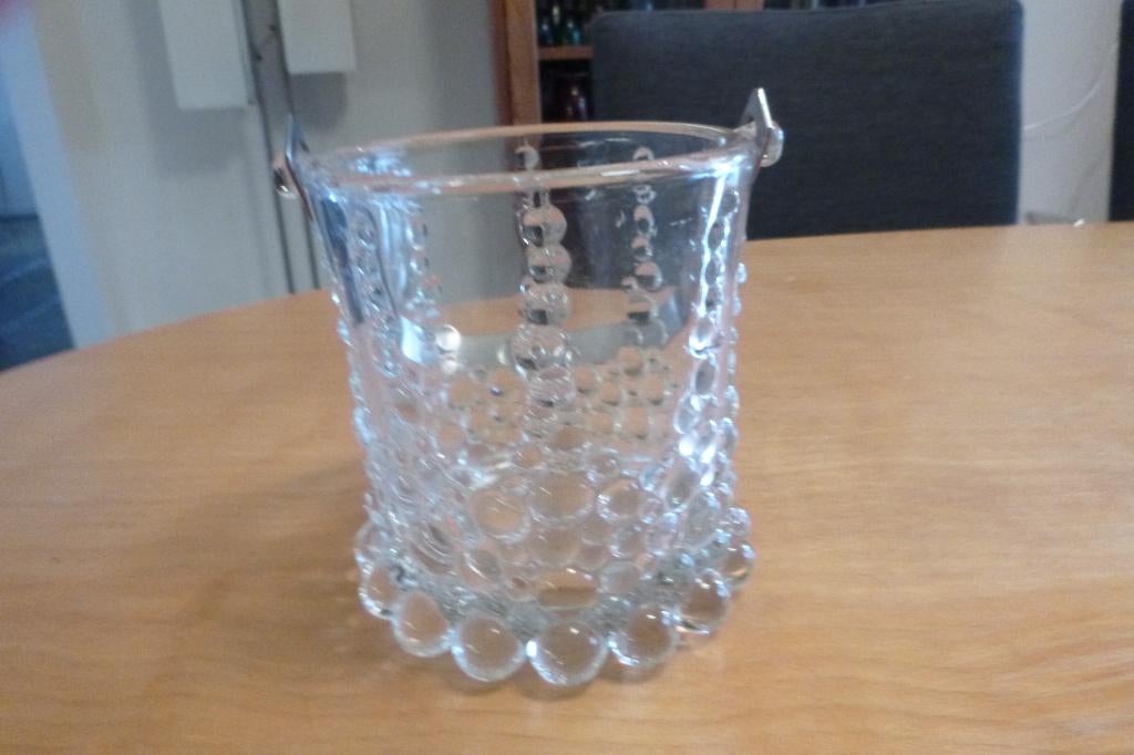 prachtige retro wijnkoeler van glas (1970 Walter glass), Ophalen of Verzenden, Overige typen